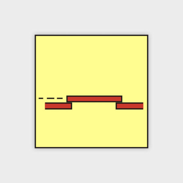 A class fire door brandplanskilt