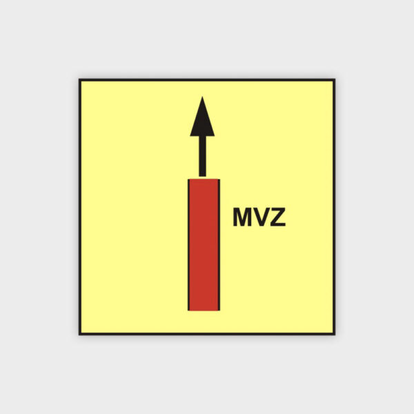 Main vertical zone brandplansskilt